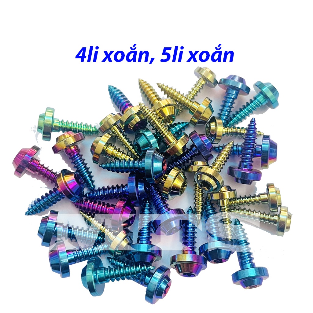 Ốc 4li,5li Xoắn Gắng Áo Xe Tay Ga, Áo Xe Yamaha