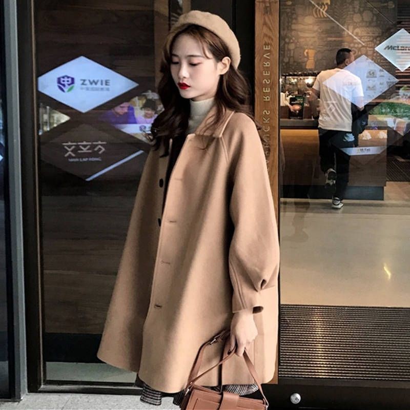 ❌❌ SẴN ĐEN L ❌❌GOM SALE ÁO KHOÁC DẠ 2 MÀU BE - ĐEN SIÊU XINH | BigBuy360 - bigbuy360.vn