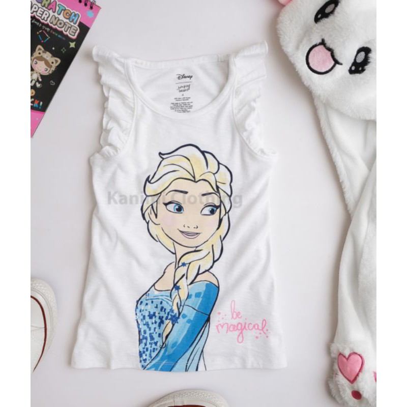 Áo thun bé gái tay cánh tiên mềm mát cho bé 12m-7t