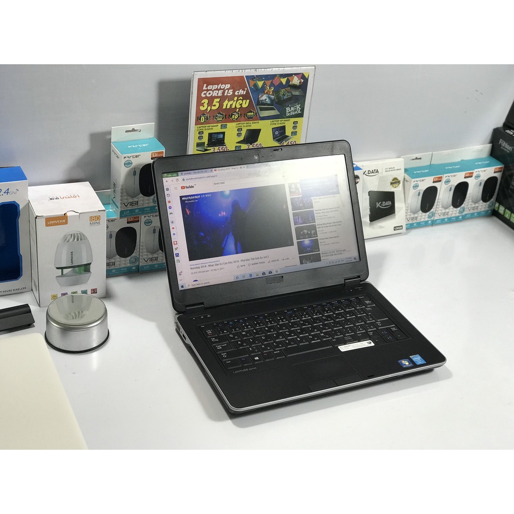 Laptop Cũ Dell E6440 (Core I7 4600m/ram 8GB/SSD 240GB/14 inh)