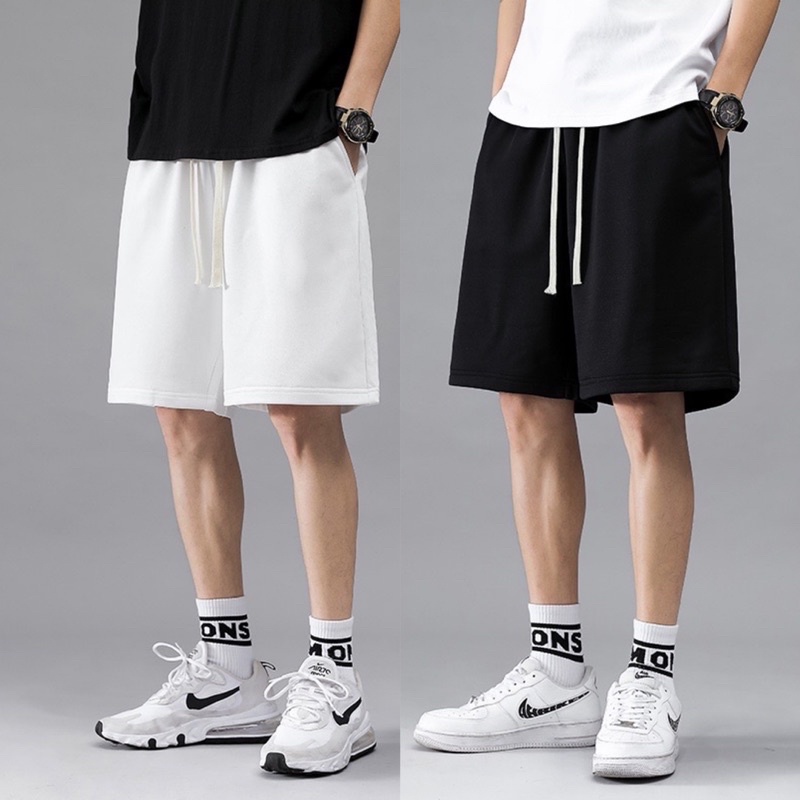 Quần short nam nữ M7(01) ống rộng unisex thoáng mát trẻ trung phong cách hàn quốc
