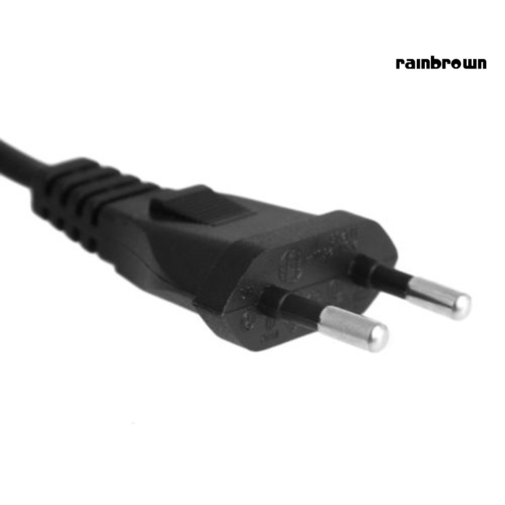 Dây Cáp Nguồn 1.5m C7 Sang 2 Pin Eu Plug 8 Ac Cho Máy Ảnh Notebook