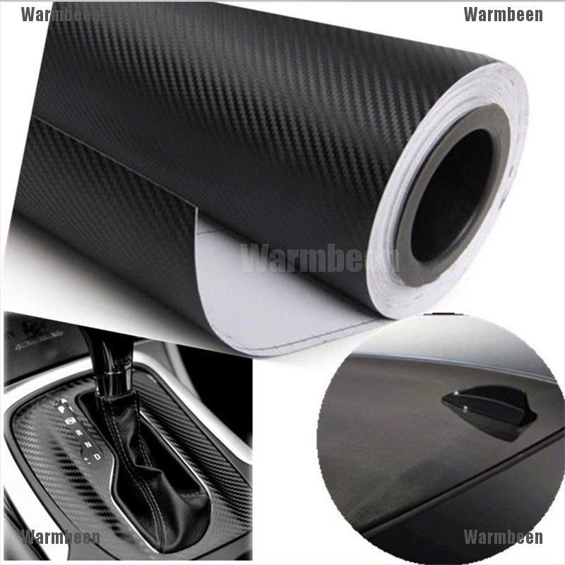 Cuộn Phim Vinyl Sợi Carbon 3d Màu Đen Dán Trang Trí Xe Hơi