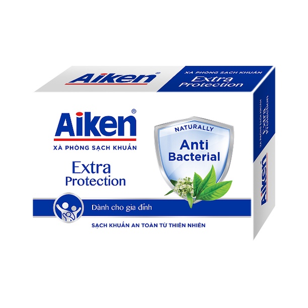 Xà phòng bánh aiken 90g diệt khuẩn