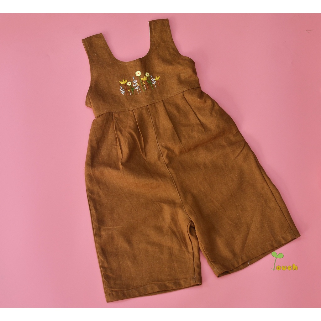 Jumsuit màu nâu cho bé gái 9-24kg