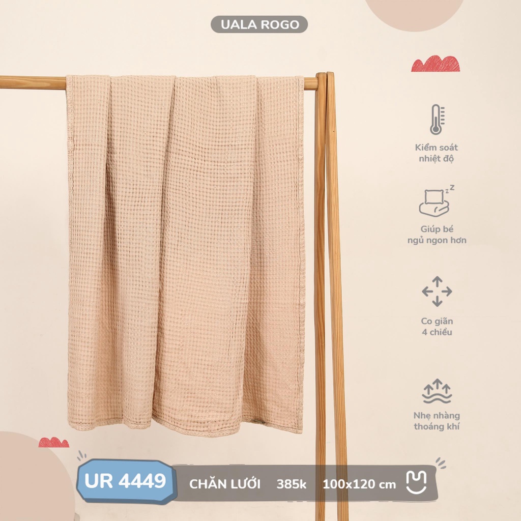 Chăn lưới UalaRogo Mẫu Mới UR4449