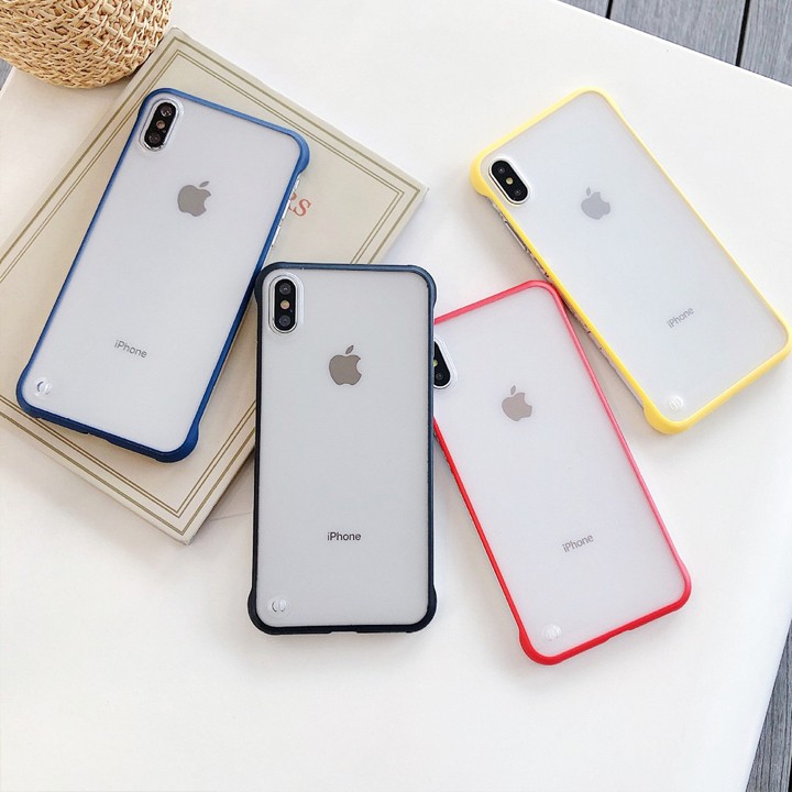 Ốp Lưng Iphone Hở Viền Mầu Khoe Body Điện Thoại Iphone ( Vàng, Xanh, Đen, Đỏ ) Iphone6/6s-Iphone6/6splus-iphone7/8