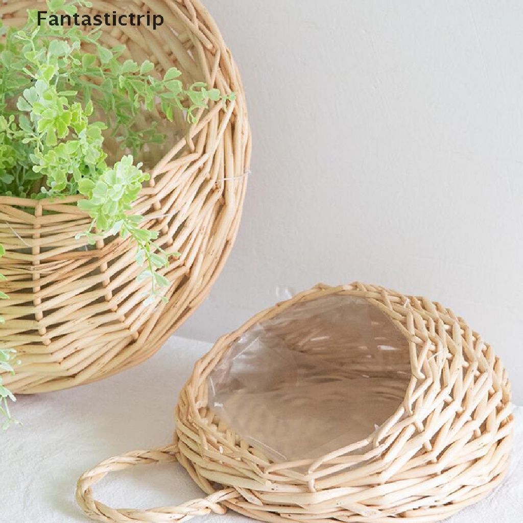 Giỏ Mây Treo Tường Trang Trí Nhà Cửa