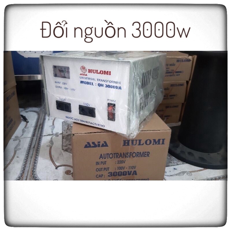Đổi nguồn 2000VA - 3000VA ASIA - nguồn ra 110-100v