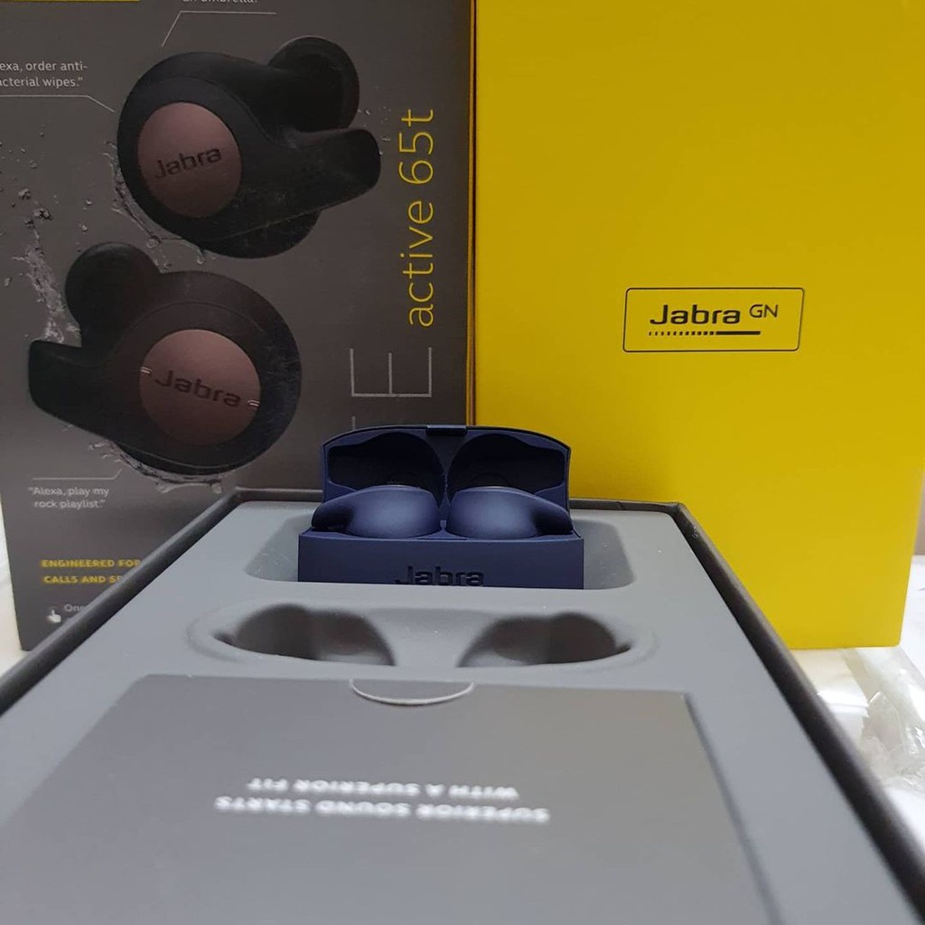 [Hàng Chính Hãng] Tai nghe Bluetooth True Wireless Jabra Elite 65T Active New Bảo Hành 6 Tháng