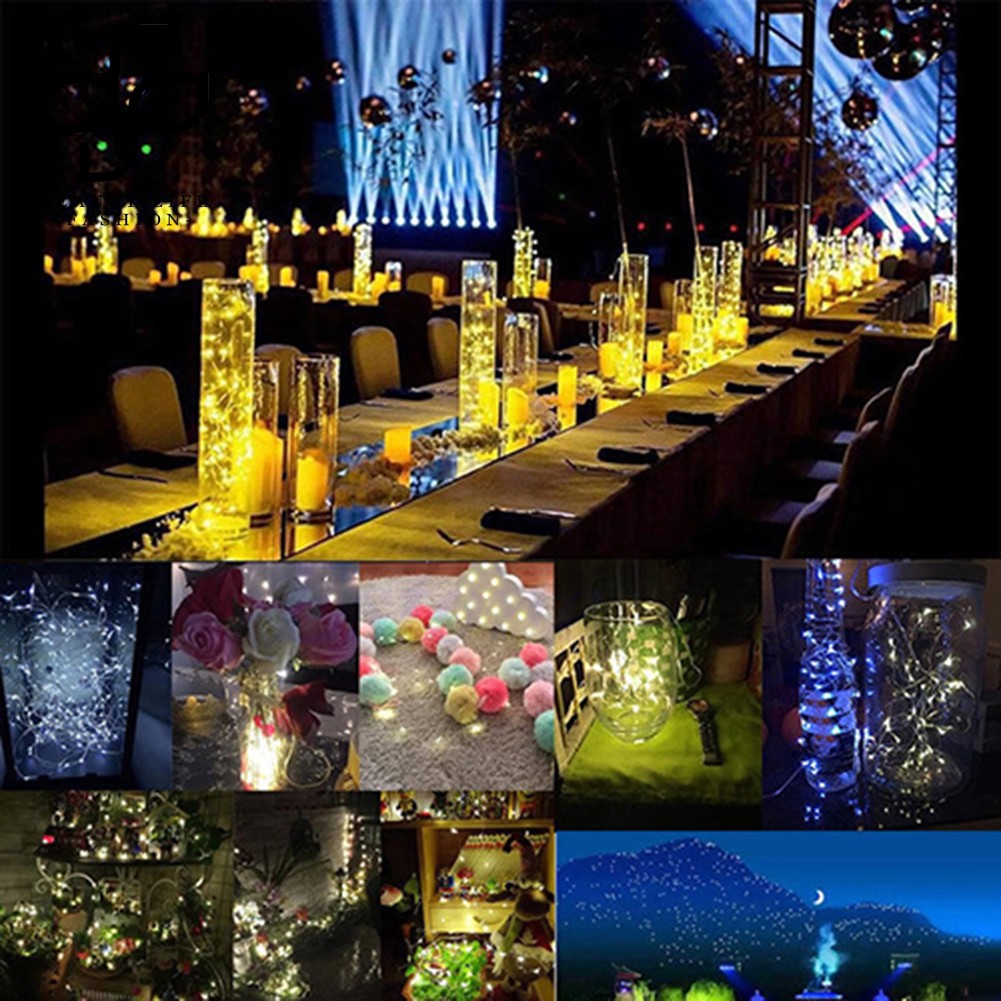 ⭐BEAUTY-6ft 20 LED Battery Powered Lamp Festival Decor Mini Light