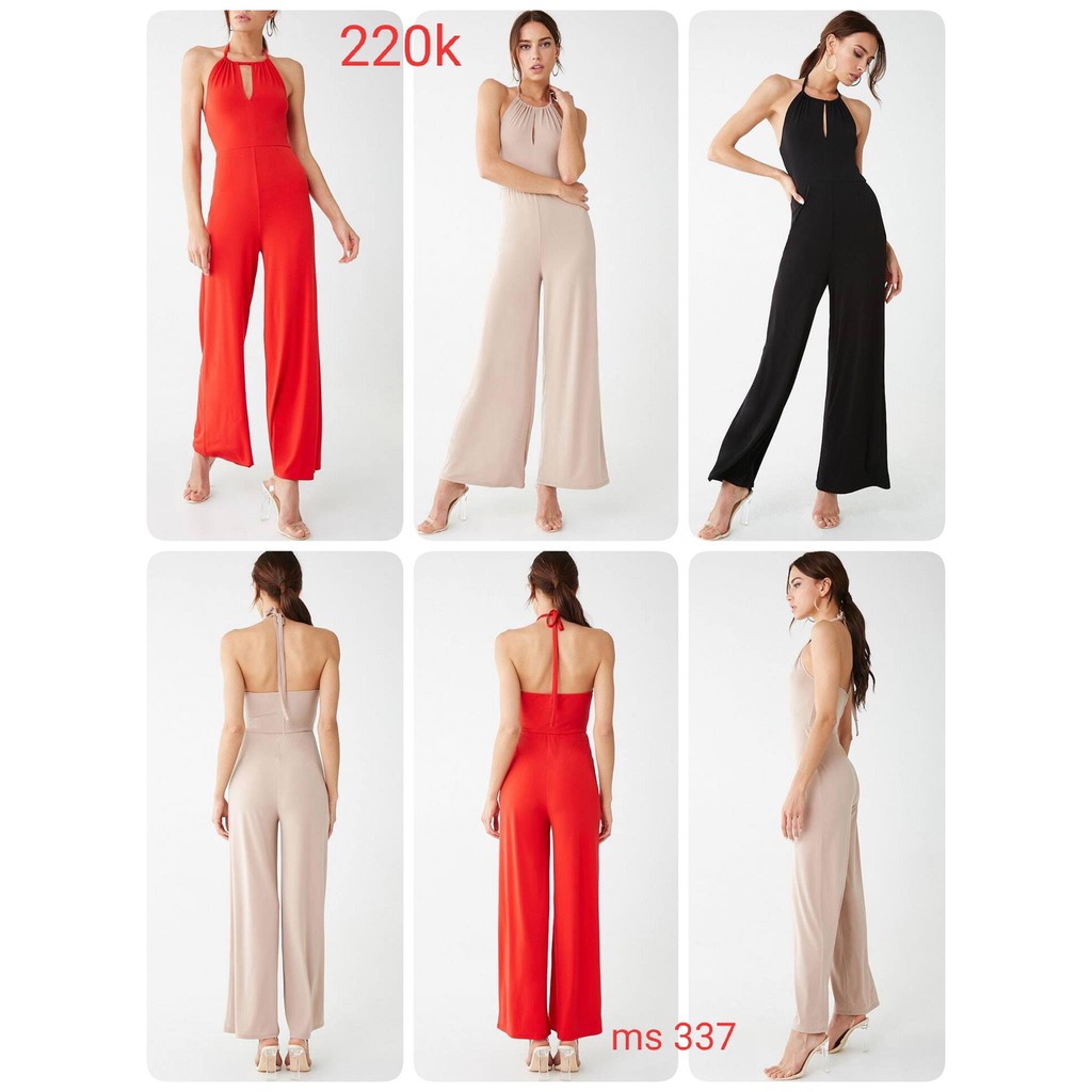 Jumpsuit yếm cột