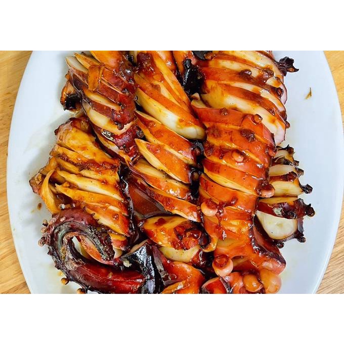 Râu Bạch Tuộc Khổng Lồ To Giòn Sừn Sựt, Túi 1kg Hút Chân Không, Vệ Sinh AN Toàn Thực Phẩm