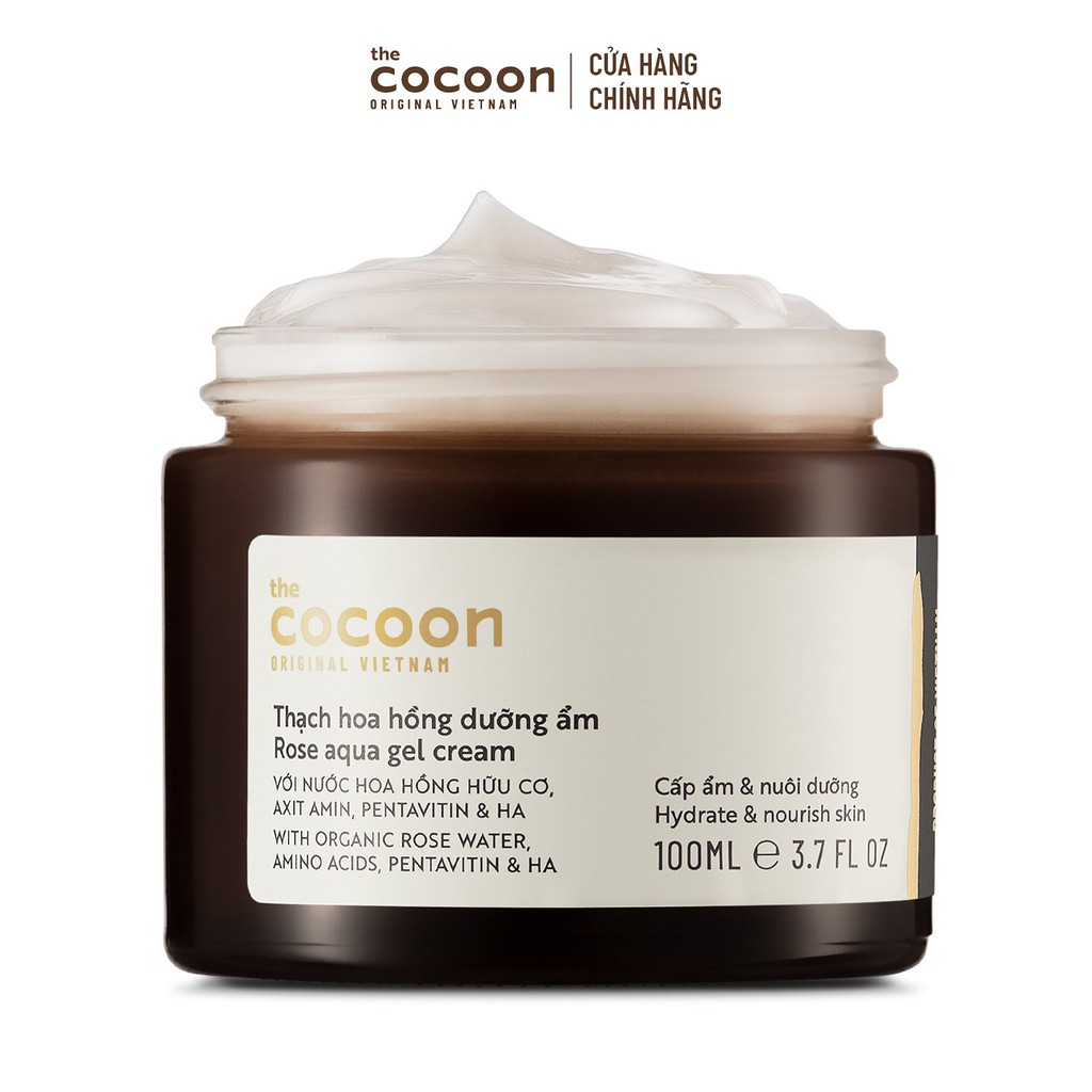 Bigsize - Thạch hoa hồng dưỡng ẩm (kem dưỡng ẩm) Cocoon cấp ẩm & nuôi dưỡng 100ml | BigBuy360 - bigbuy360.vn