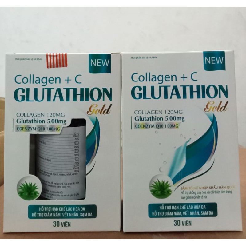 Collagen + C Glutathion Gold cung cấp độ ẩm cho da, làm đẹp da sáng da nám da vàng da chống lão hoá da