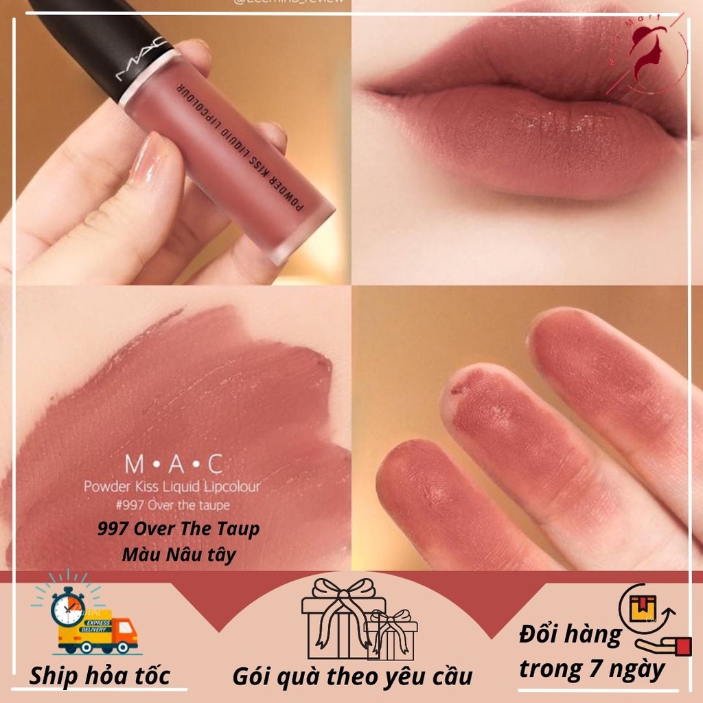 Son kem Mac  lì 997 Over The Taupe - Màu nâu tây