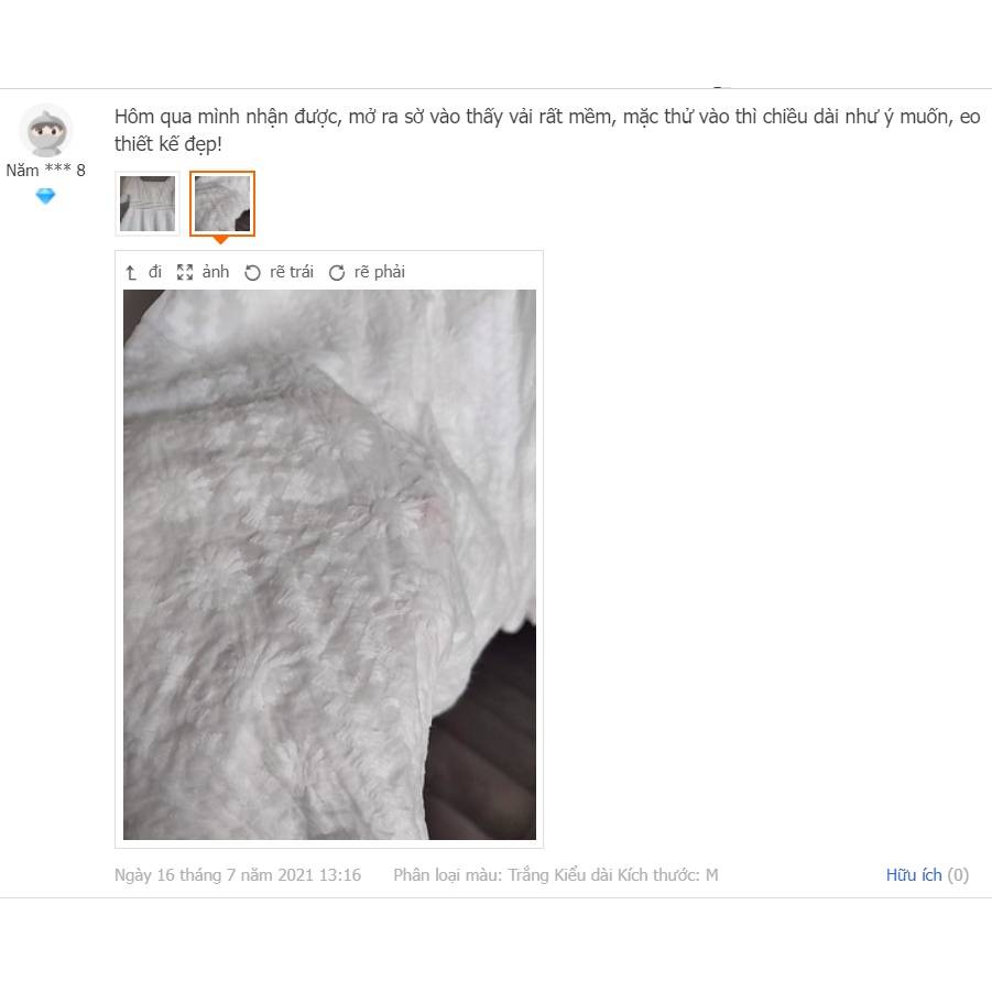 Váy Trắng Tiểu Thư Dự Tiệc Viền Ren, Đồ Đôi Bạn Thân, Cổ Vuông, Bo Eo, Dáng Xòe Nhẹ