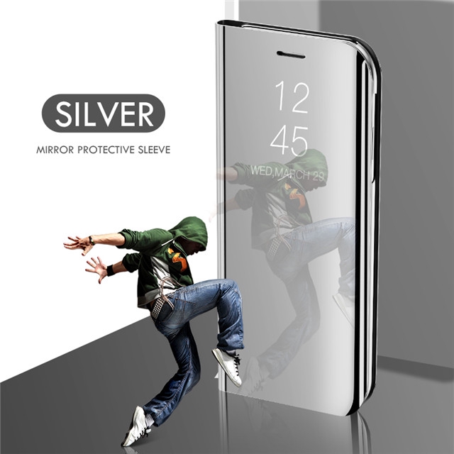 Huawei P9 P10 Plus P20 P30 Pro Lite Case Smart Mirror Flip Clear View Cover