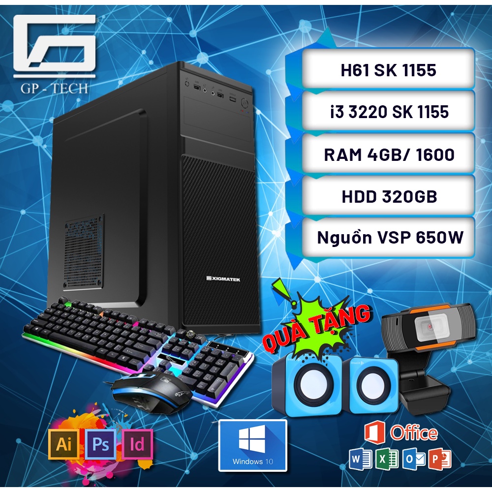 Máy Bộ Văn Phòng cực rẻ Core i3 3220 Học Online - Làm việc văn phòng | BigBuy360 - bigbuy360.vn