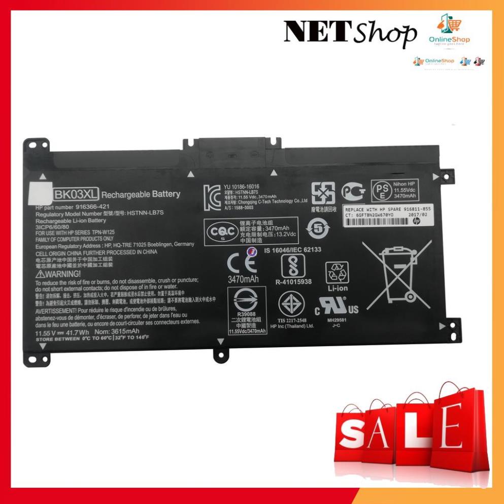 💖 Pin laptop HP Pavilion X360 14-BA066TU, HP Pavilion X360 Converitbe PC 14 14m Series Notebook