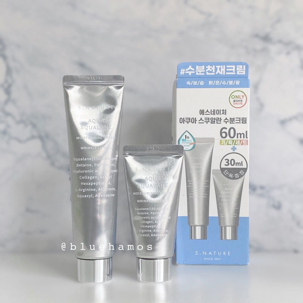 Kem dưỡng ẩm chống lão hoá S.Nature Aqua Squalane Moisturizing cream