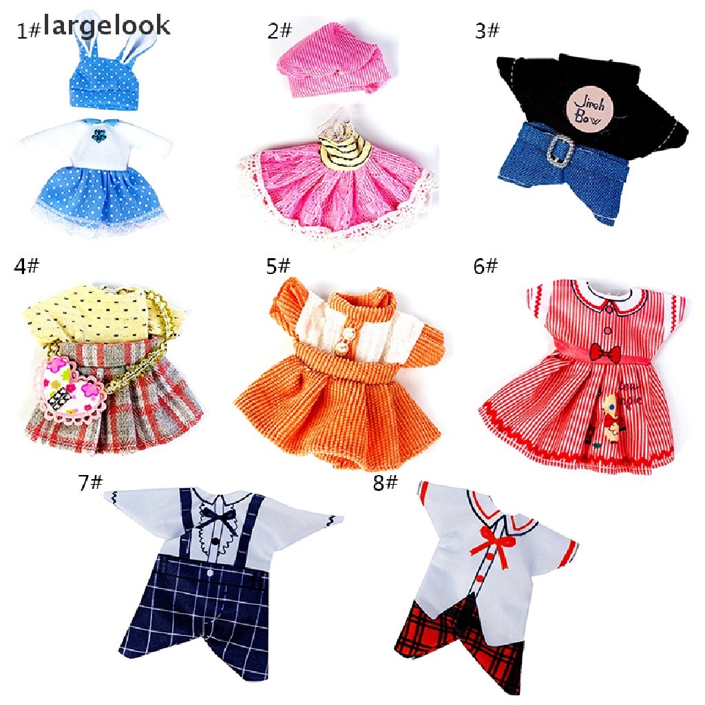 Đầm đồ chơi búp bê nhiều màu 6inch tỉ lệ 1: 12