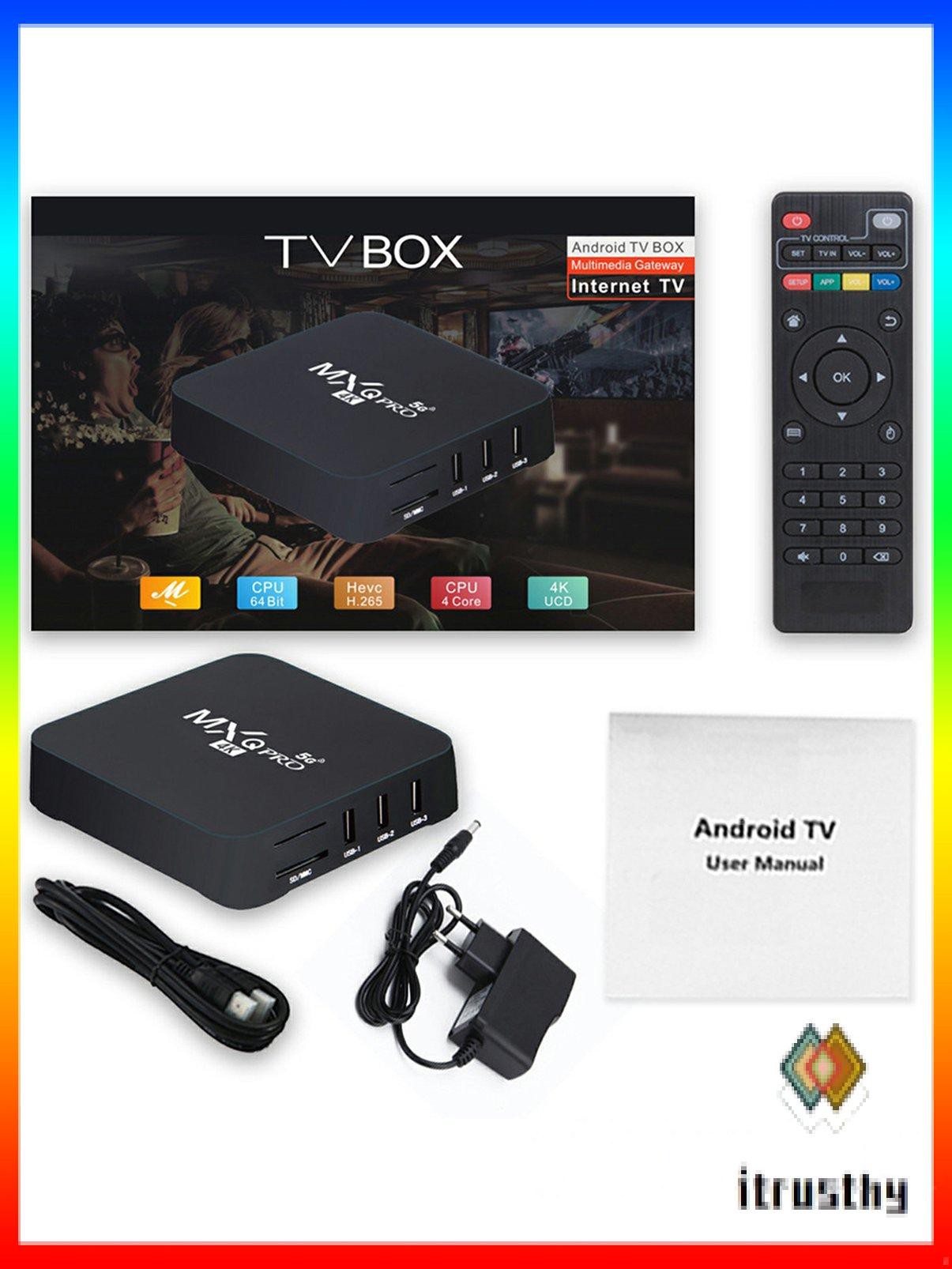 Đầu Mxq Pro 8 + 128g 5g Tv Box Thông Minh Wifi Media Pro Player