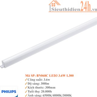 Bộ Đèn Led Hắc Trần Philips T5  BN068C