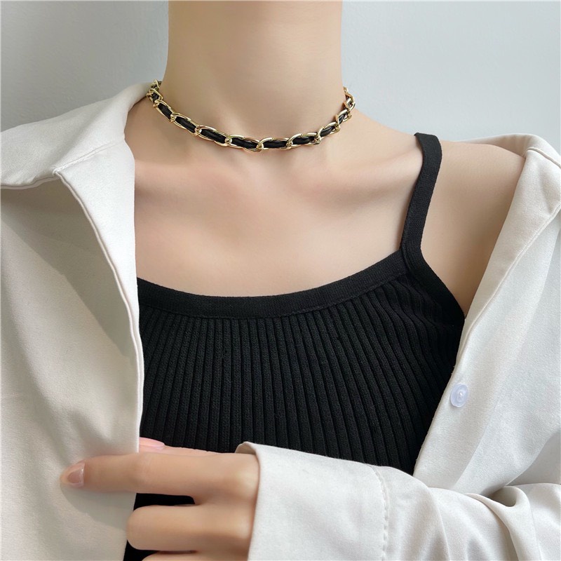 dây chuyền/ choker sát cổ bản xích to DCX20