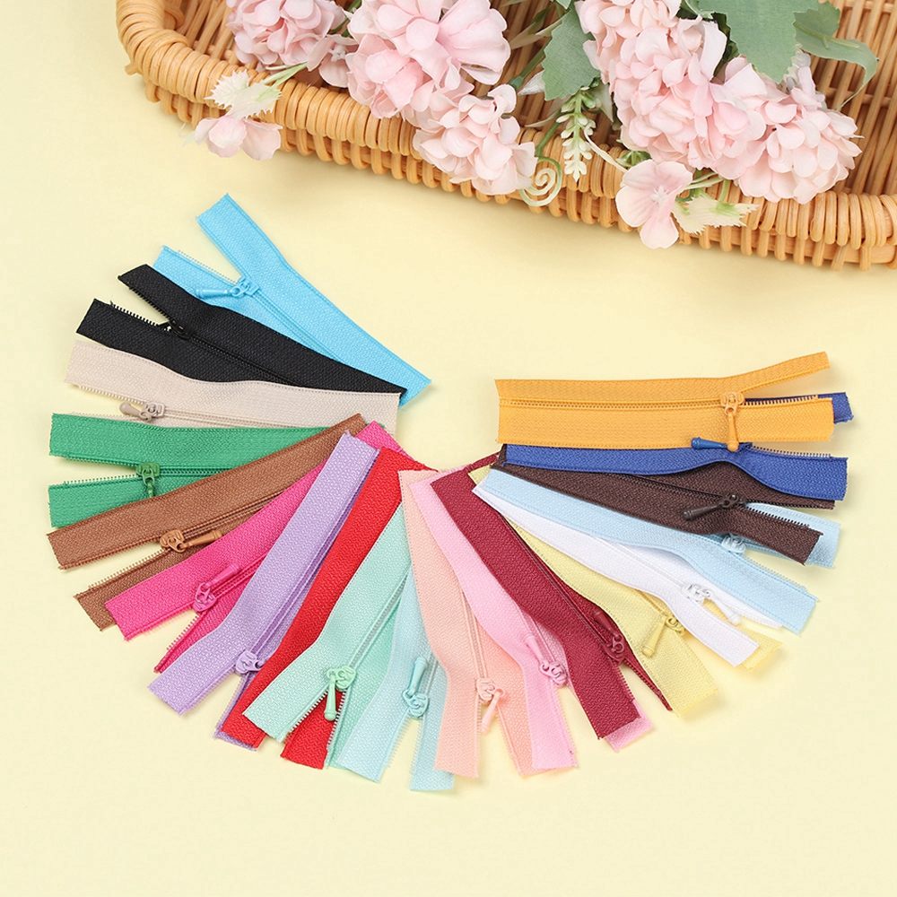Set 5 khóa kéo 19 màu cỡ nhỏ 7-10cm cho may quần áo DIY