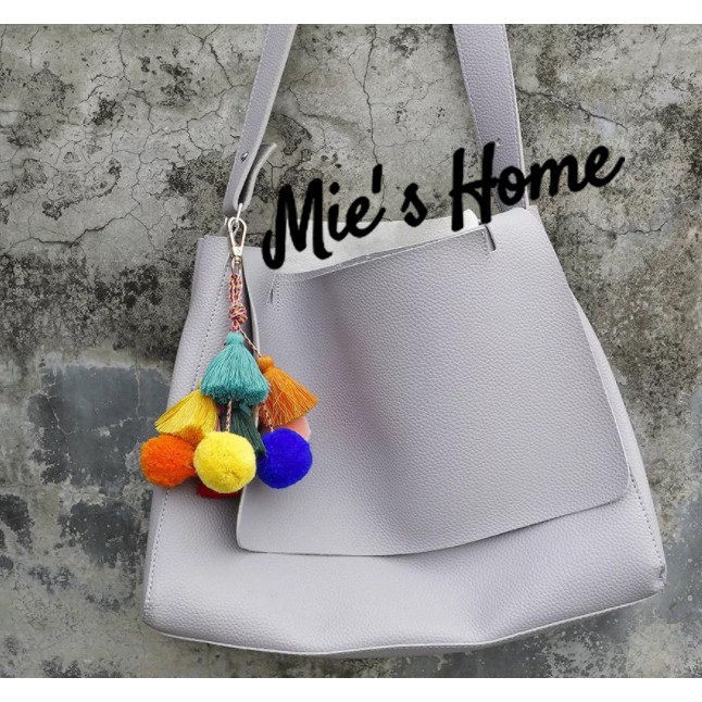 Móc chìa khóa TUA RUA PHONG CÁCH BOHO xinh xắn/ DIY- KIT NGUYÊN LIỆU TỰ LÀM MÓC KHÓA XINH XẮN/ MIE HANDMADE SHOP