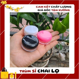 Hủ đựng kem ❤ hủ nhựa tròn 10g,20g,30g,50g,100g chiết kem , hủ đựng mỹ phẩm , trum si chai lo