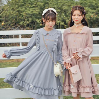 [Chính hãng] Váy mùa xuân thêu hoa tay bo xoè cao cấp Dory’s Closet (ảnh thật)