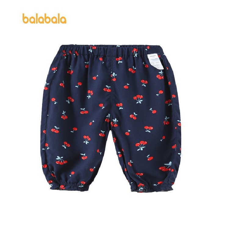 (0-3 tuổi) Quần dài bé gái hoạ tiết hoa quả hãng BALABALA 200221108004003