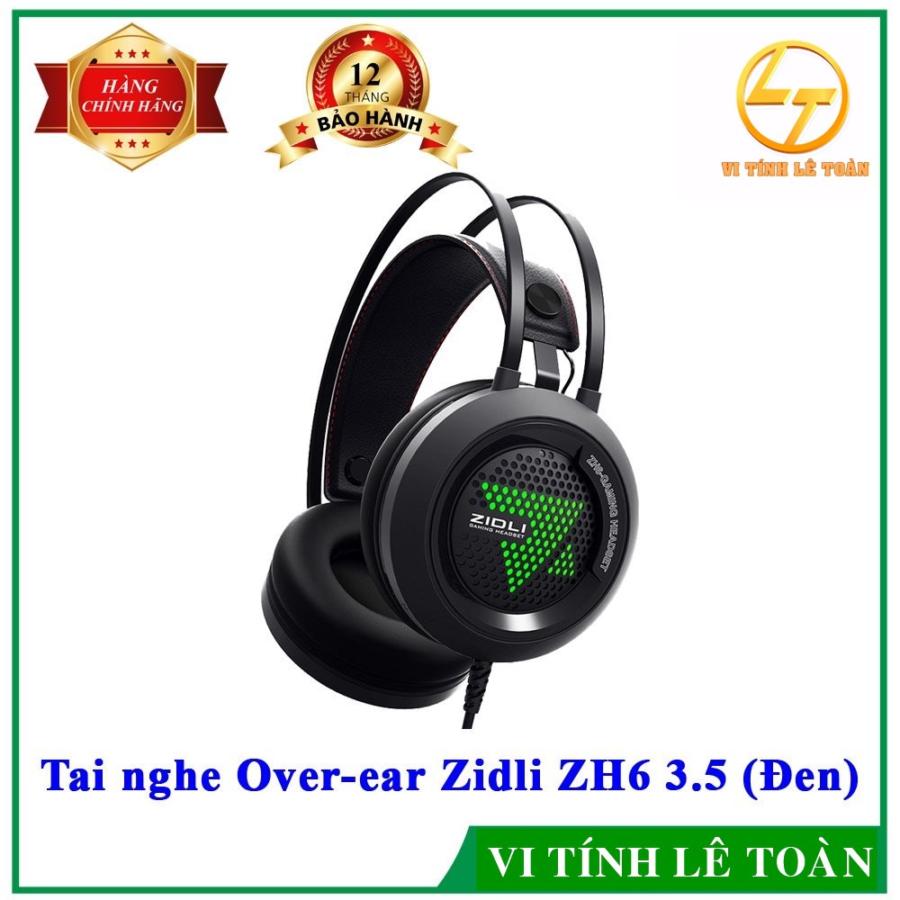 TAI NGHE OVER-EAR ZIDLI ZH6 3.5 (ĐEN)