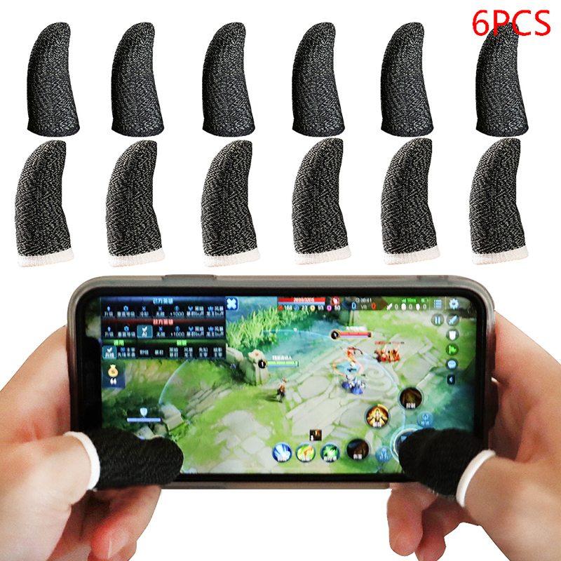Set 6 Găng Tay Cảm Ứng Chơi Game Cho Điện Thoại