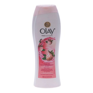 Sữa Tắm Olay Fresh Outlast Cooling White Strawberry & Mint 400ml (Nhập Mỹ)