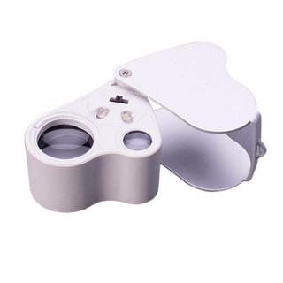 Kính lúp cầm tay mạ chrome 30x , 60x có đèn rainstore
