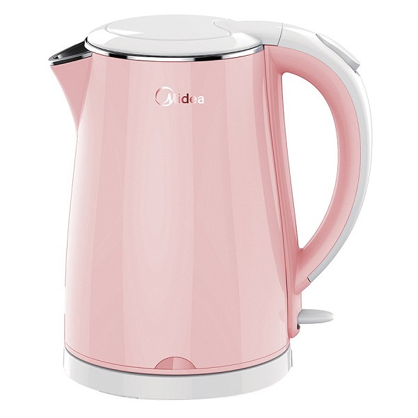 ( XẢ KHO) Bình Đun Siêu Tốc Midea MK-15DC (1.5 lít) - Hồng- Xanh - Hàng chính hãng