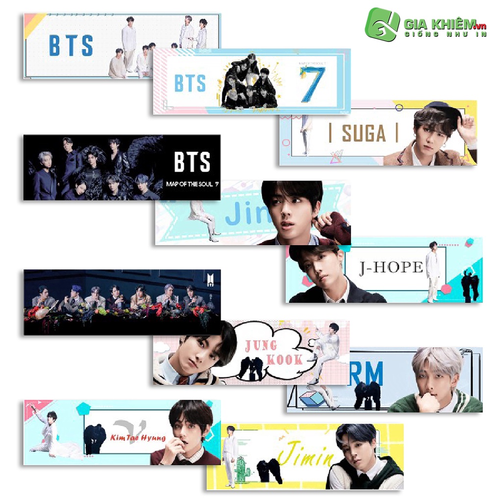 In Banner size 10x30cm tuỳ chọn theo yêu cầu