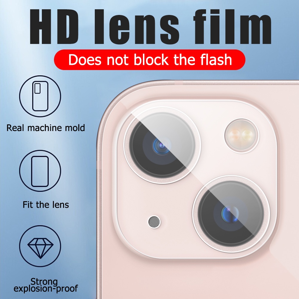 Set 3 miếng dán bảo vệ ống kính camera sau và sau cho IPhone 13 13 Pro Max 13 Pro 13 Mini