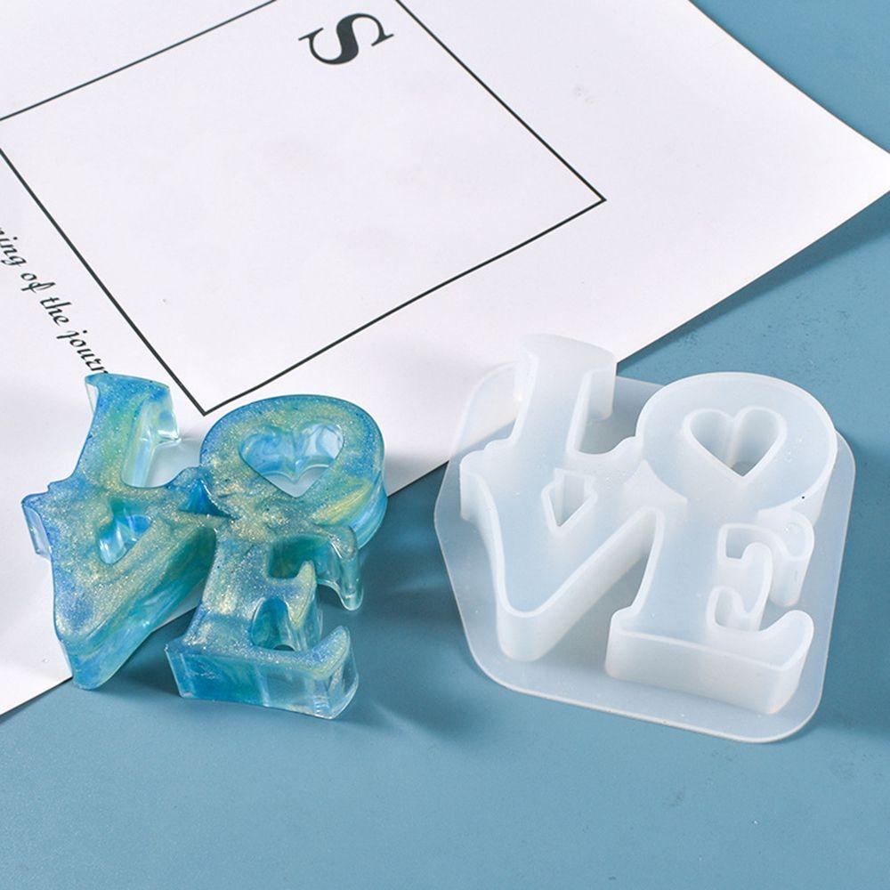 JANE Khuôn Silicone Làm Trang Sức Thủ Công Hình Trái Tim