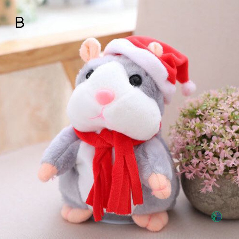 VN Chuột Hamster Nhồi Bông Biết Nói Đáng Yêu Cho Bé