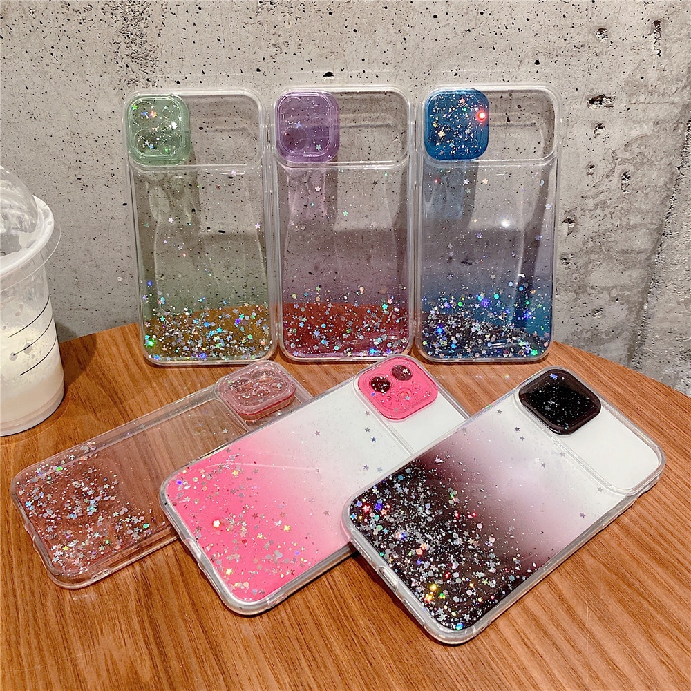 Ốp điện thoại mềm màu gradient cho SAMSUNG GALAXY A03S A02S A72 A52 A12 A11 A32 A22 4G M02S A025 F02S A125 M12 M11