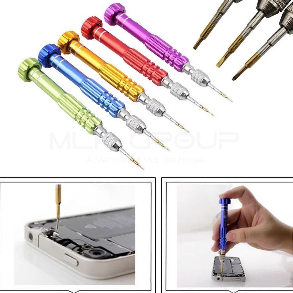 Tua Vít Hợp Kim Mini Sửa Chữa Điện Thoại/ Máy Tính Bảng/ Laptop 5 in 1 Từ Tính Nhỏ Gọn, Tiện Dụng MLH