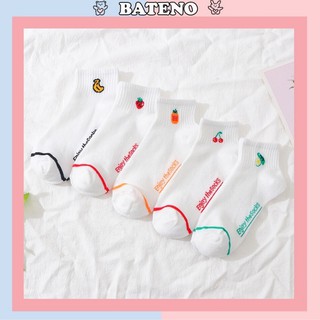 Vớ cao cổ Bateno tất nữ trái cây phong cách hàn quốc cực đẹp TN54
