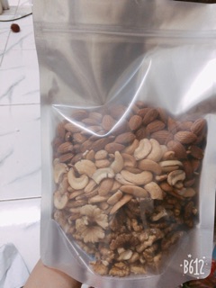 Combo 1kg mix óc chó, hạnh nhân, macca