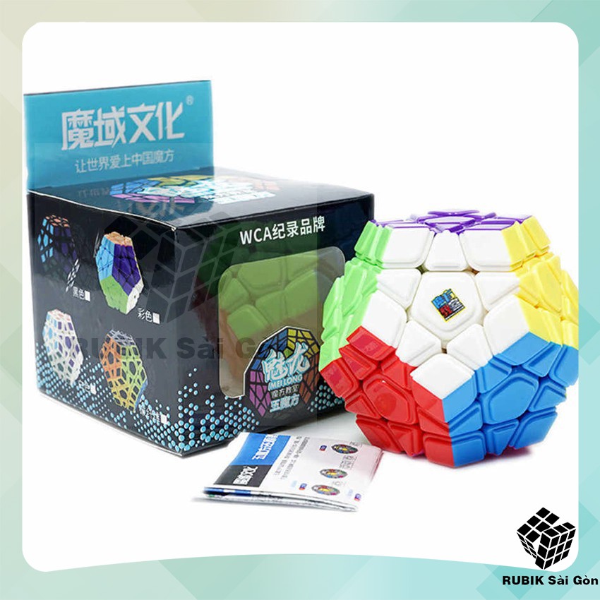 Rubik Biến Thể 12 mặt Megaminx 3x3 - Rubic Ma Thuật Biến Dạng - Ru Bíc MoYu Meilong - Rubick Stickerless Đẹp