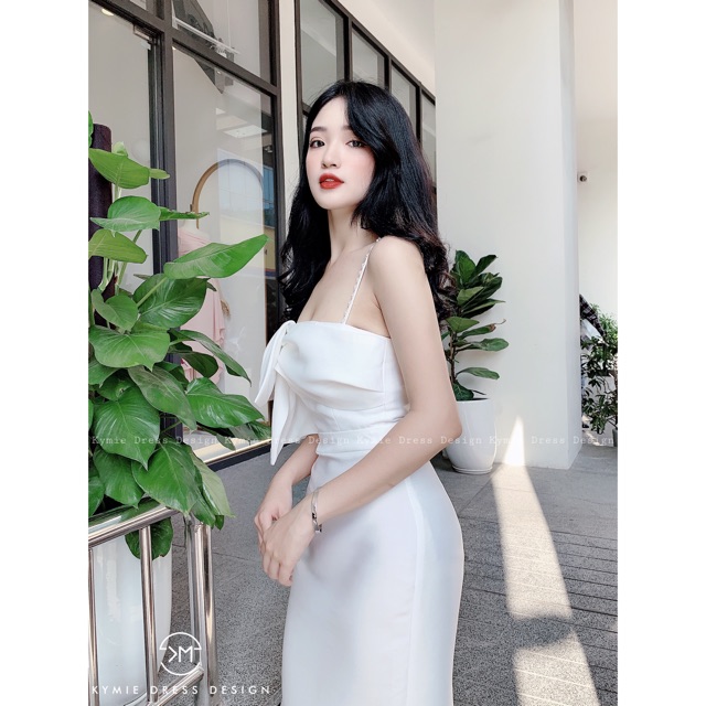 Váy đầm 2 dây nơ ngực V506 KYMIE | BigBuy360 - bigbuy360.vn