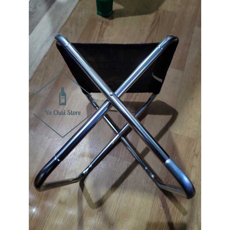 Ghế gấp siêu gọn hợp kim nhôm thép - cắm trại - câu cá - dã ngoại - phượt - ngoài trời